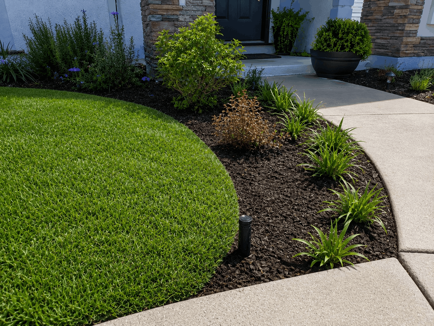After irrigation repair example