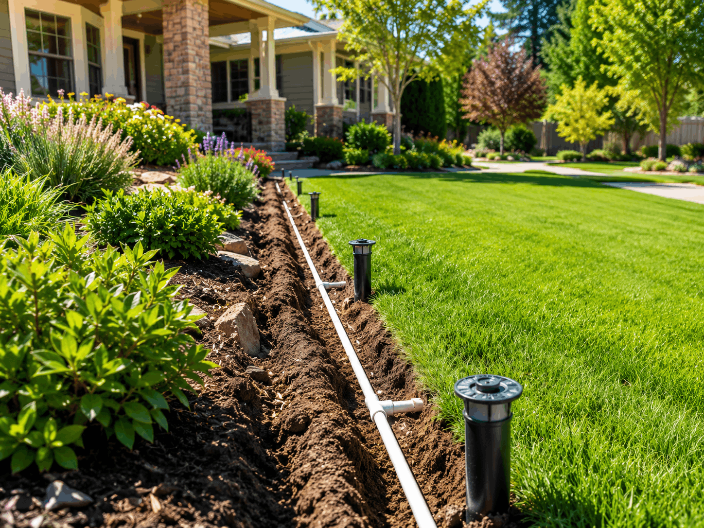 Irrigation installation example